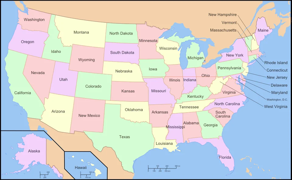 usa map